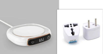 Smart mug warmer with USB cable and power plug