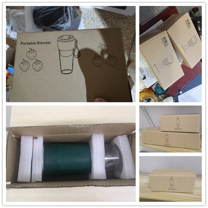 Electric food chopper product details - USB charging and stainless steel blades