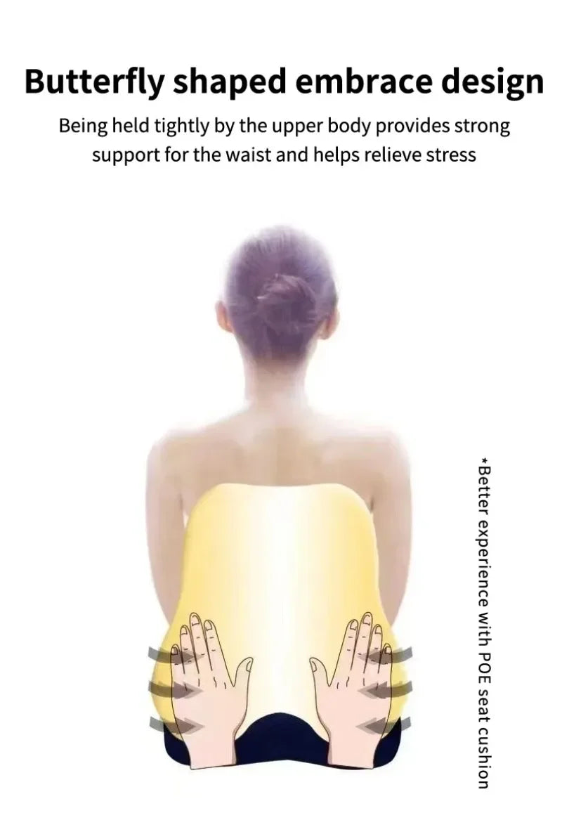 Proper lumbar support positioning for lower back pain relief