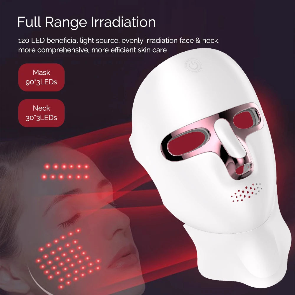 7 Color LED Face Mask - Professional Photon Therapy Device