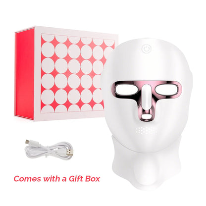 LED Face Mask with Premium Gift Box - Perfect Gift for Skincare